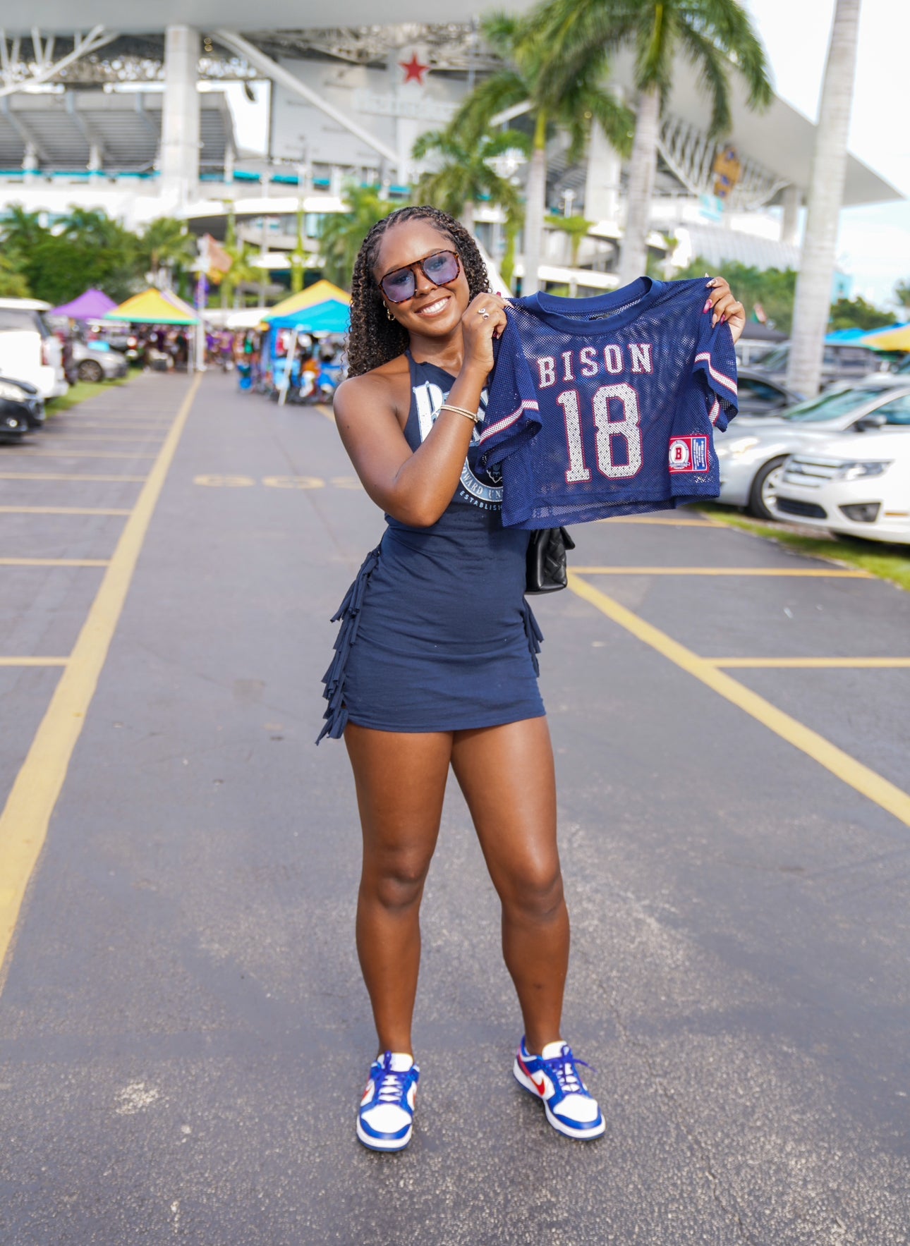 Howard Bison Cropped Jersey