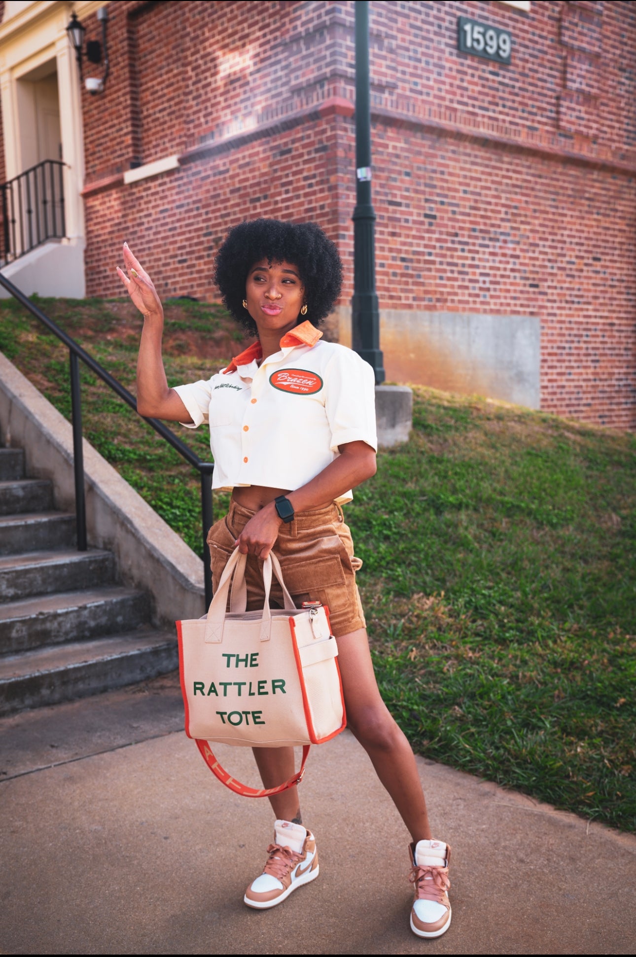 Rattler Cropped Work Shirt