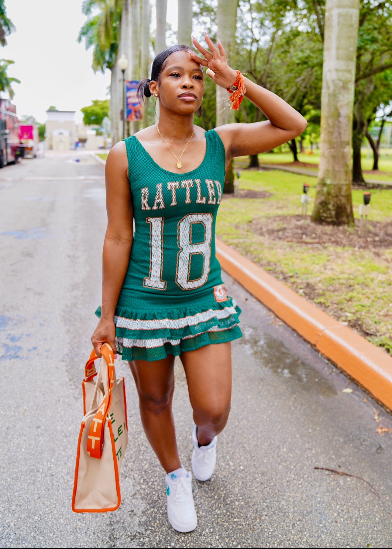 Rattler Jersey Dress