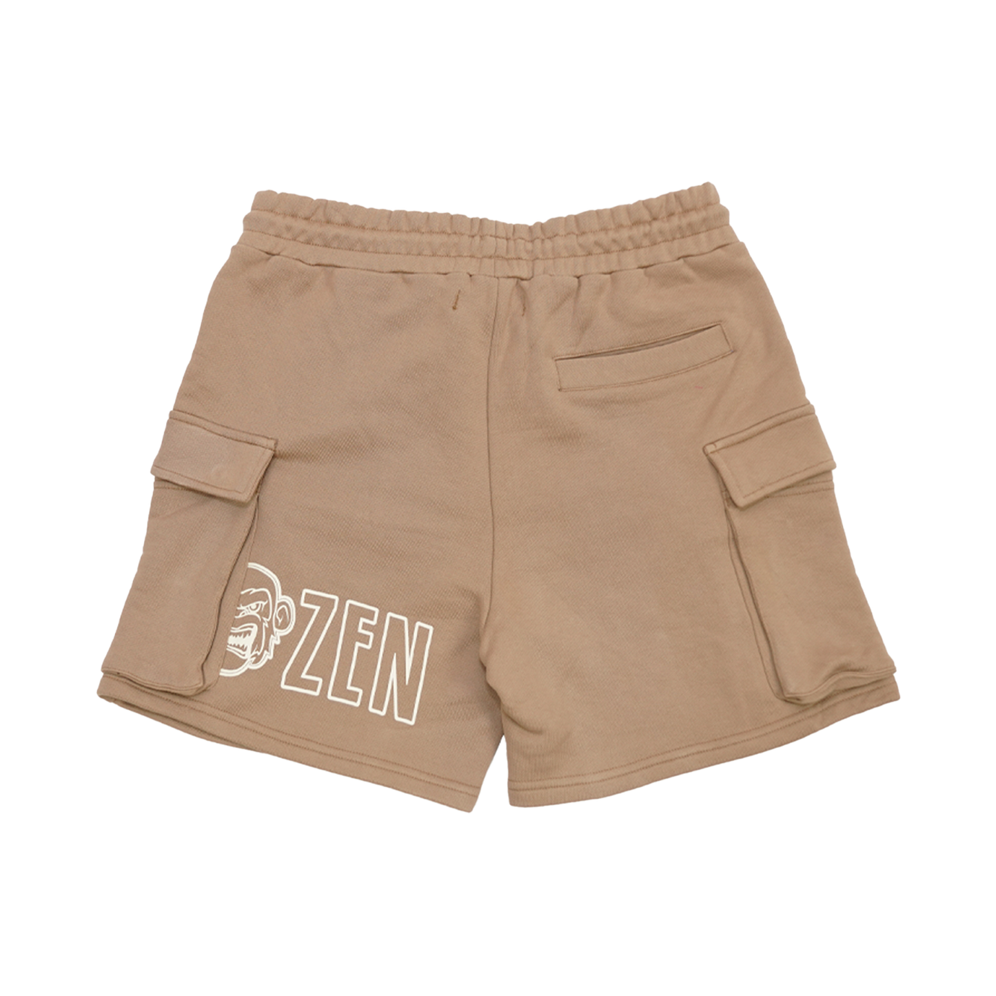 Split cargo shorts