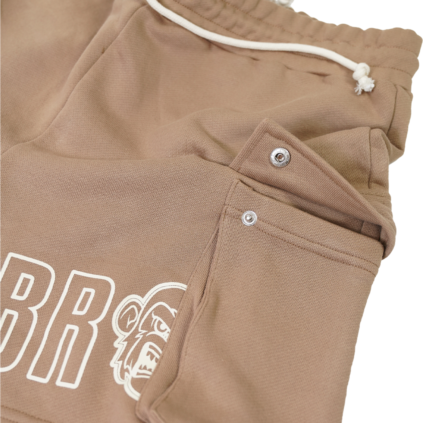 Split cargo shorts