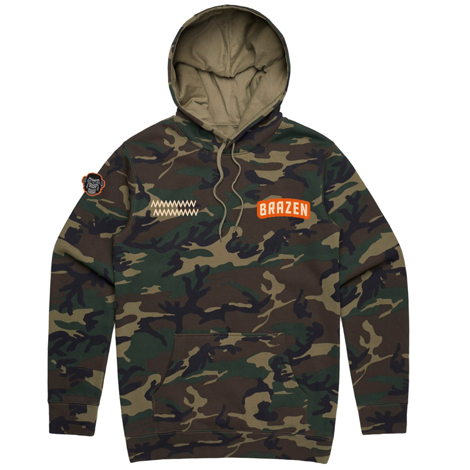 Brixton camo hoodie online