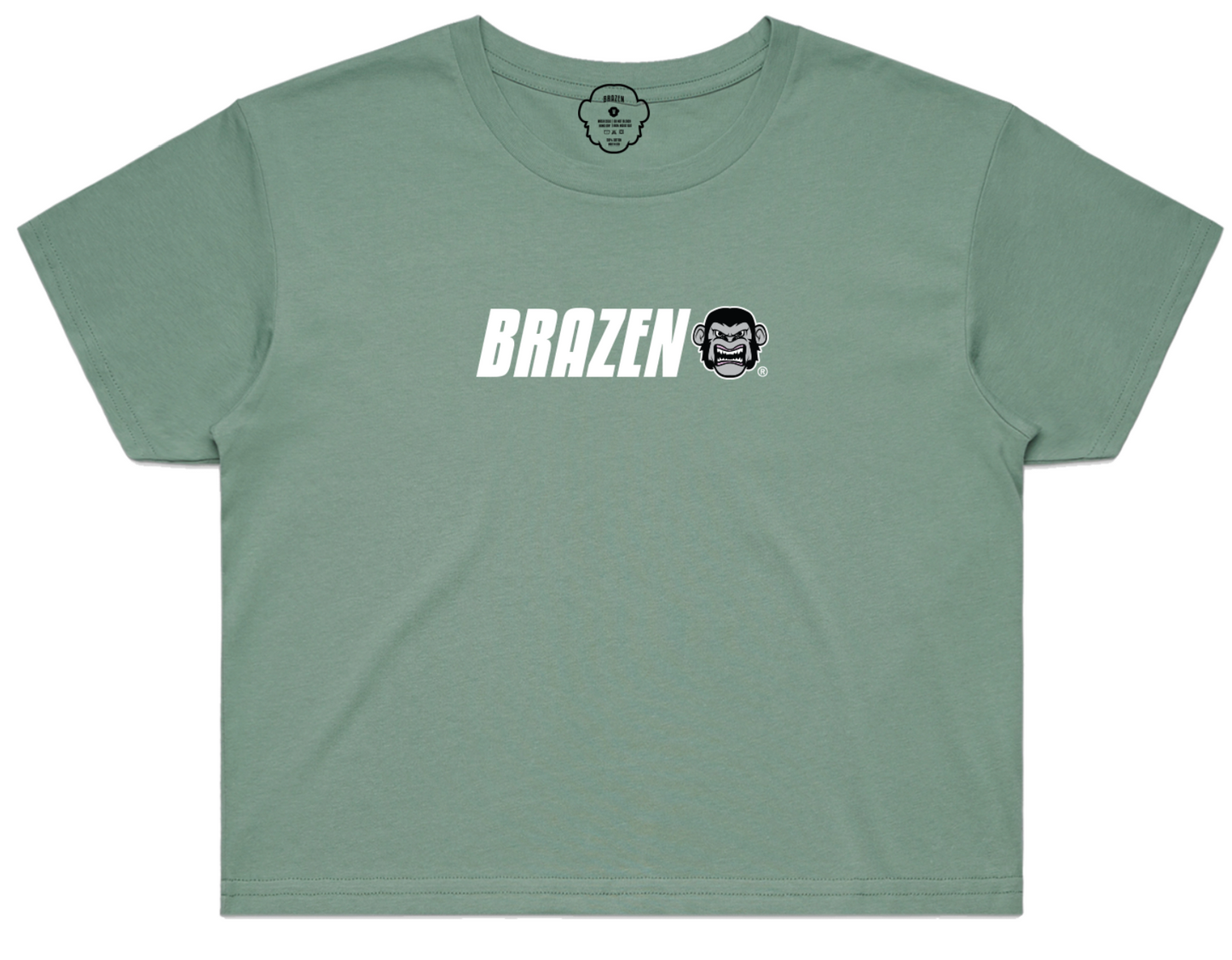 Brazen Trademark Crop Tee