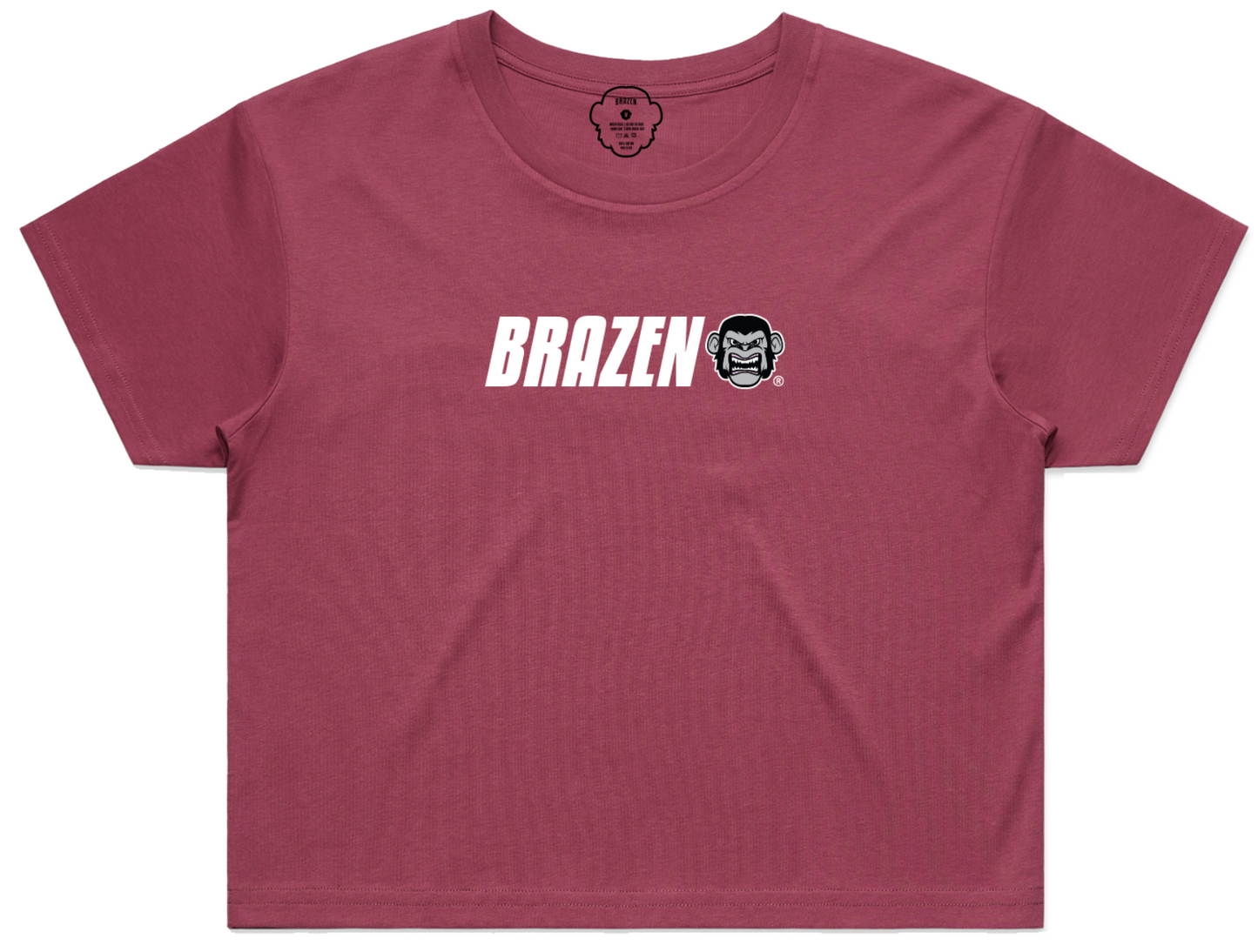 Brazen Trademark Crop Tee