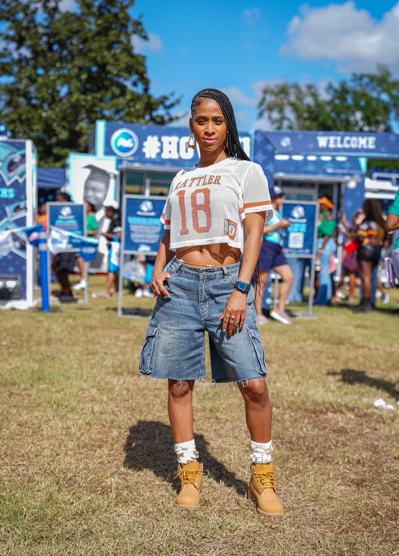 Howard Bison Cropped Jersey