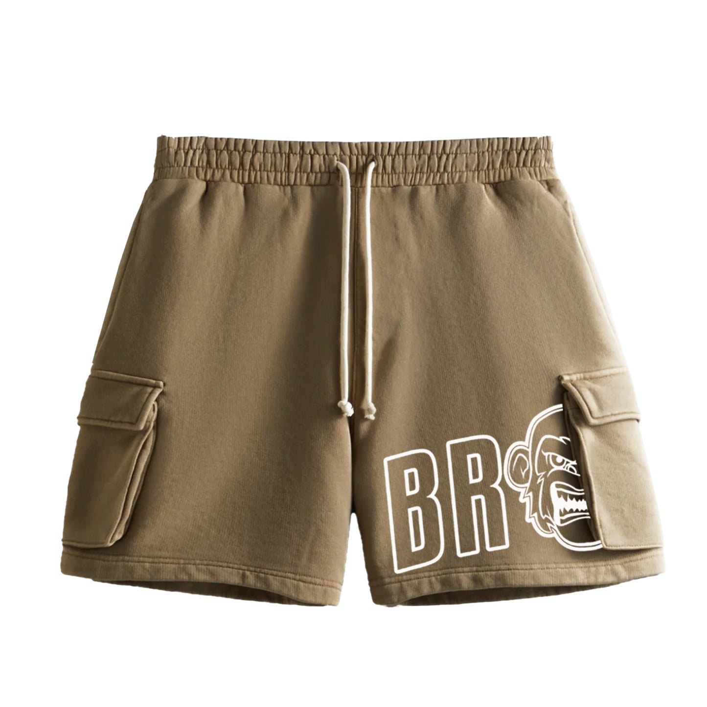 Split cargo shorts