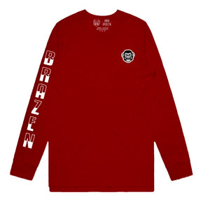 50/50 L/S Red Tee